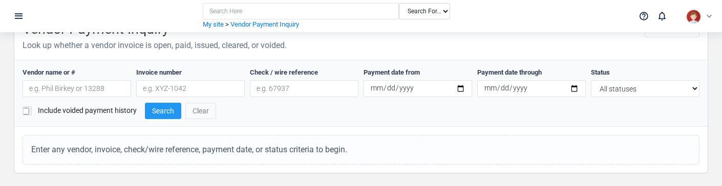 Brisk Payments overview screen displayed with fictional documentation-demo data.